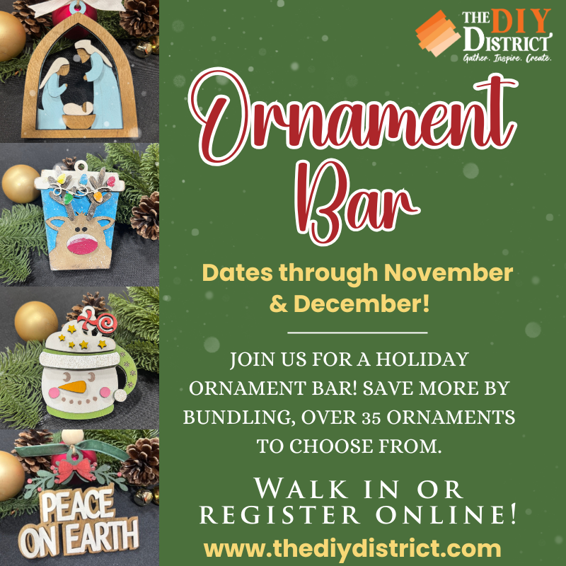 Holiday Ornament Bar @ The DIY District