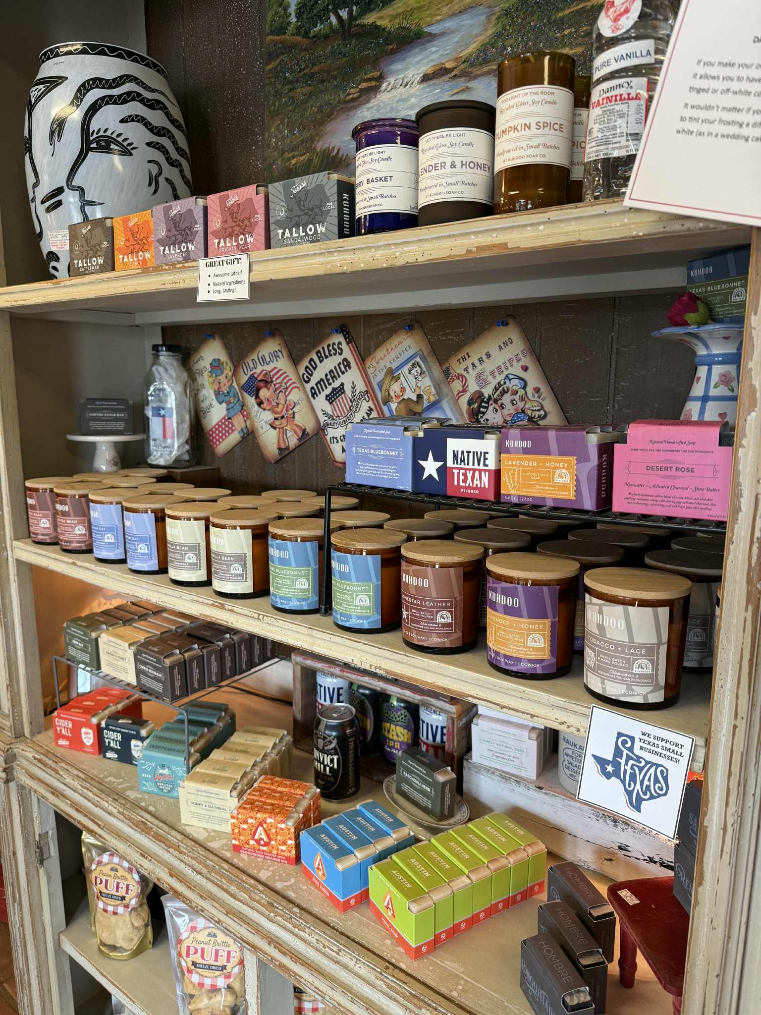 Texas-Made Candles and Soaps @ Gypsy Caravan Gift Shop